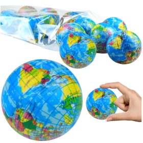 Anti-Stress Ball Gyúró Globe Föld gyakorlati labda 6cm