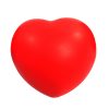 Stresszoldó labda, nyomó szív alakú, piros