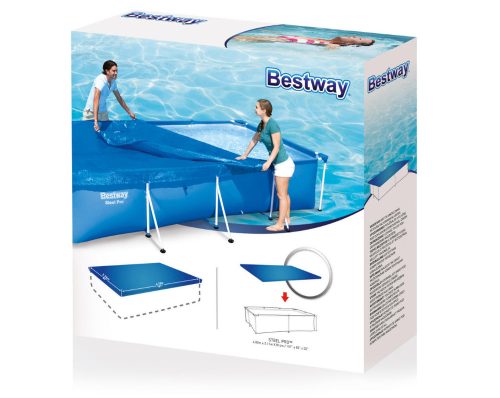 Fedő vázas medence 400 x 211 cm Bestway 58107