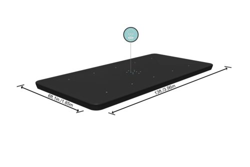 Takaró mosdóhoz 404/412 cm x 201 cm