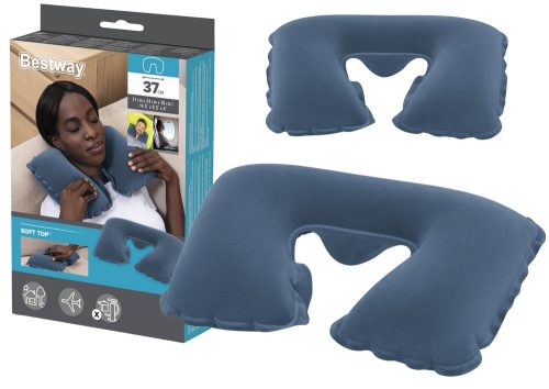 Felfújható utazási párna Croissant Blue Bestway 67006