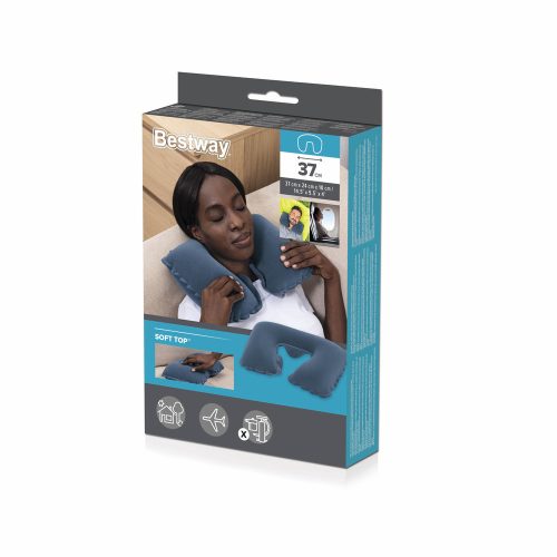 Felfújható utazási párna Croissant Blue Bestway 67006