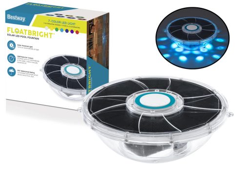 Napelemes szökőkút LED medencevilágítás Bestway 58849