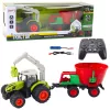 Mezőgazdasági traktor Vetőgéppel és Rotációs Grabber távirányítós 2.4G