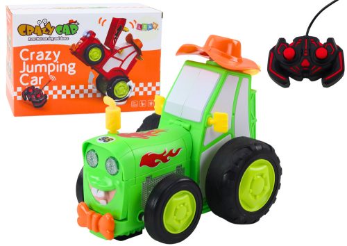 Távirányítós Jumping R/C traktor zöld