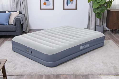 Kétszemélyes felfújható ágy elektromos pumpával 204 x 152 x 36 cm