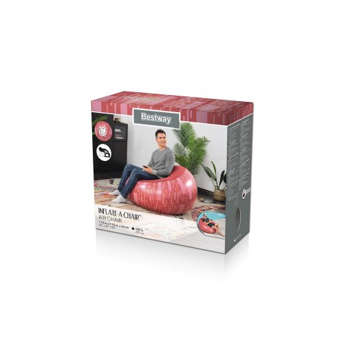 Felfújható szék, piros Bestway 75052