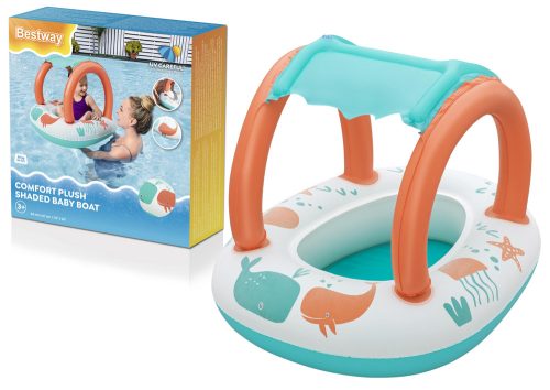 Felfújható ponton tetővel 84 x 67 cm Bestway 34203