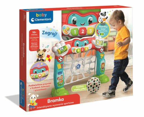 Interaktív futballkapu lengyel nyelven Clementoni 50926