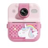 Azonnali fényképezőgép hőnyomtatóval Játékok 3 tekercses Rózsaszín Unikornis