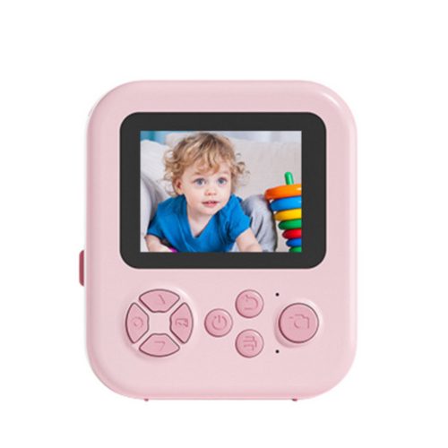 Azonnali fényképezőgép hőnyomtatóval Játékok 3 tekercses Rózsaszín Unikornis