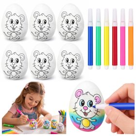   Húsvéti hungarocell tojások festéshez Jelölők Egér 6db