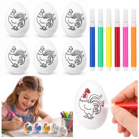   Húsvéti hungarocell tojások festéshez Jelölők Jelölők Kakasok 6db