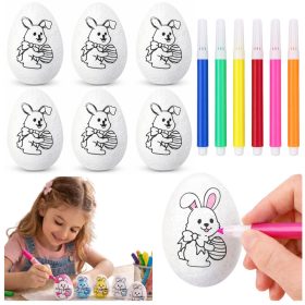   Húsvéti hungarocell tojások festéshez Jelölők Minta Nyúl B 6db