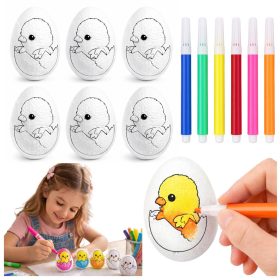   Húsvéti hungarocell tojások jelölők festéséhez Chicken In Egg 6db