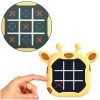 Elektronikus játék 3 az 1-ben Tic Tac Toe memória zsiráf sárga