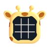 Elektronikus játék 3 az 1-ben Tic Tac Toe memória zsiráf sárga