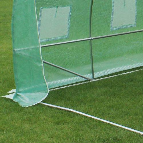 Fólia alagút Kerti üvegház 4x2,5x2m Fólia 10m² UV-4 Premium