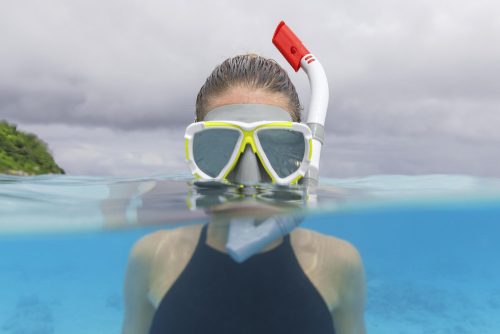 Búvárkészlet Szürke maszk Snorkel Bestway 24053