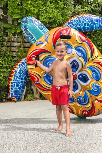 Felfújható teknős matrac 183 x 173 cm Bestway 41523