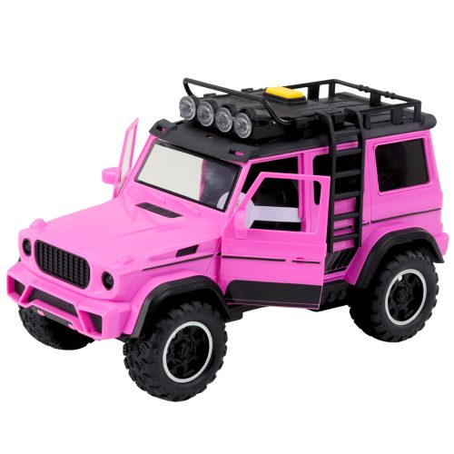 Terepjáró ló utánfutóval, ábrával, fényekkel, hangokkal