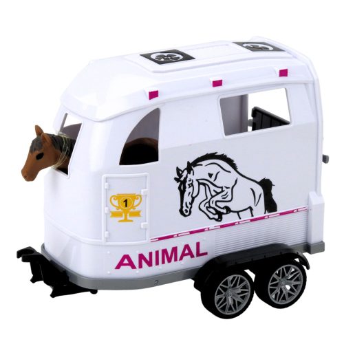 Terepjáró ló utánfutóval, ábrával, fényekkel, hangokkal