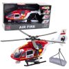 Tűzoltóság Helikopter Hordágy Fények Hangok 1:14