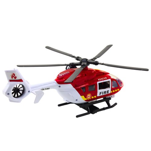 Tűzoltóság Helikopter Hordágy Fények Hangok 1:14