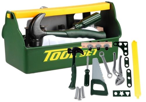 Kis ezermester készlet doboz kalapácsfűrész szerszámok