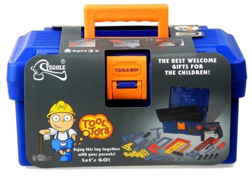 Doboz szerszámokkal ezermesterhez nagy készlet, 31 darab