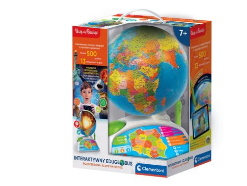 Interaktív óvodás földgömb lengyel nyelvű Clementoni 50757