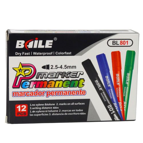 Permanens Marker Vízálló Zöld 2,5-4,5 mm