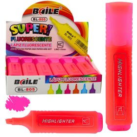   Kiemelő marker jegyzetekhez Iskolai irodai neon intenzív rózsaszín