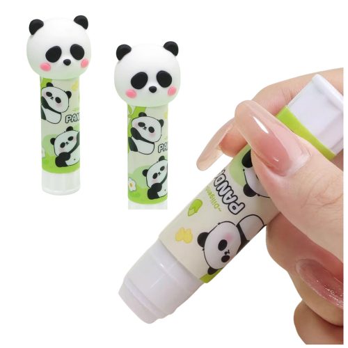 Ragasztópálca iskolai irodai panda zöld 3D