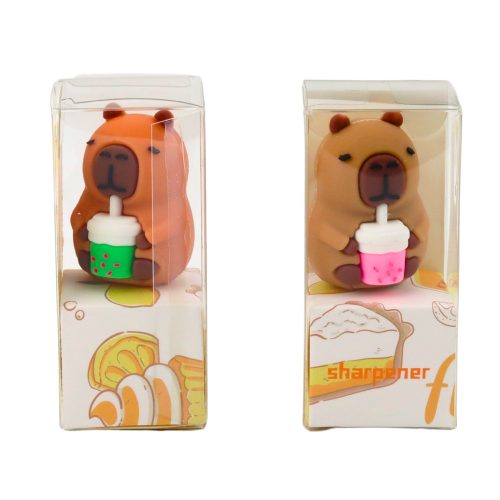 Capybara élező csészével School Office Barna