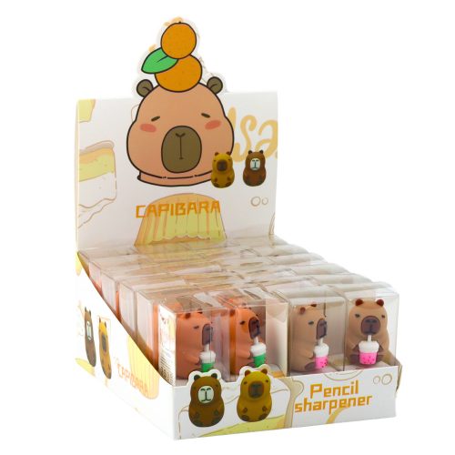 Capybara élező csészével School Office Barna