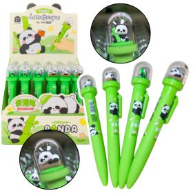 Green Panda zselés toll, kék tintával, 0,5 mm, dome