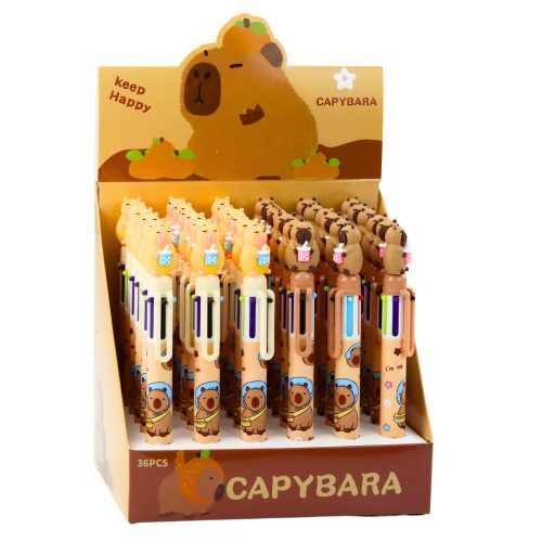 Toll figura Capybara csészével Többszínű barna 0,7 mm