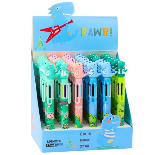 Többszínű dinoszaurusz figuratoll 0,7 mm