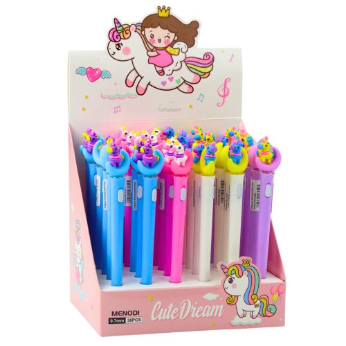 Unicorn On The Moon izzó golyóstoll, kék tinta 0,7 mm-es keverék