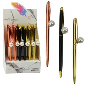 Fém golyóstoll automata gyöngykék tinta 1,0 mm