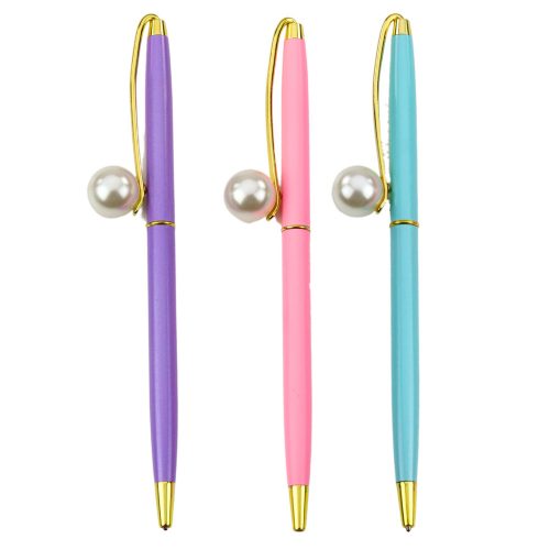 Fém golyóstoll automata gyöngykék tinta 1,0 mm-es keverék