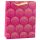 Elegáns ajándéktáska Gold Stars Pink 32 x 26 x 10 cm