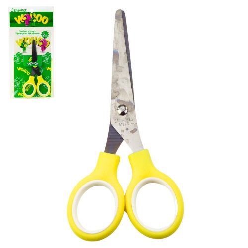 Iskolai irodai olló kétkezes univerzális mix 13cm
