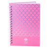 Holografikus mérlegek vonalas jegyzetfüzet rózsaszín A6 80 lapos