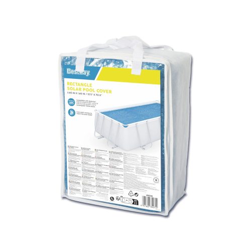 Napelemes medencetakaró 404 x 201 cm Bestway 58240