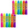 Arcfestő szett Neon UV fluoreszkáló ceruza 12db