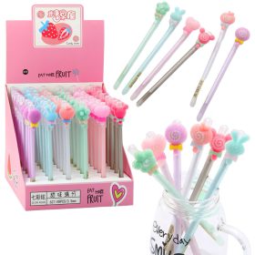 Gél toll radírral, gyémánt kupak, 0,5 mm