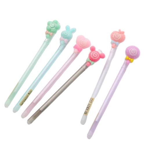 Gél toll radírral, gyémánt kupak, 0,5 mm