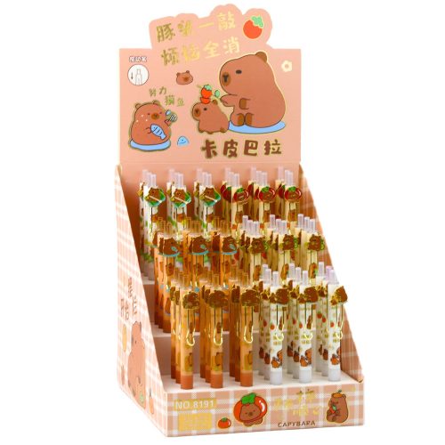 Capybara zselés toll kék tintával 0,5 mm 14 cm mix